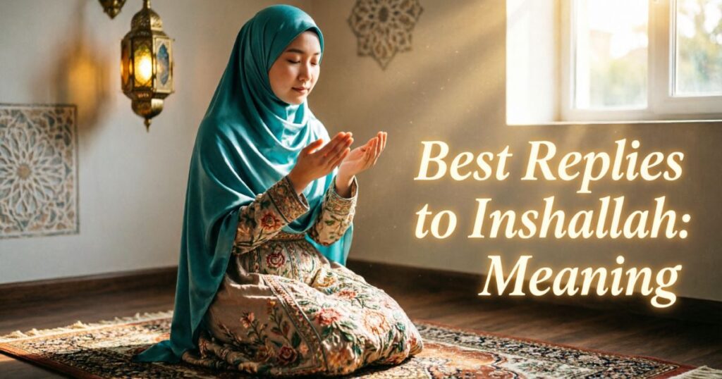 Best Replies to Inshallah