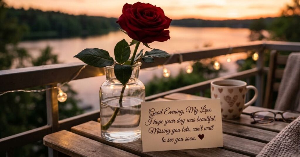 Cute Good Evening Love Messages for Her