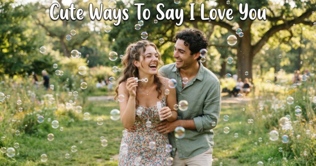 Cute Ways to Say I Love You