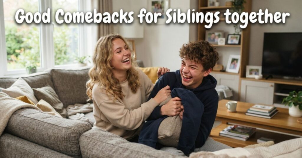 Good Comebacks for Siblings