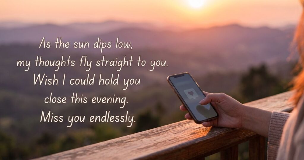 Good Evening Messages for Her Far Away
