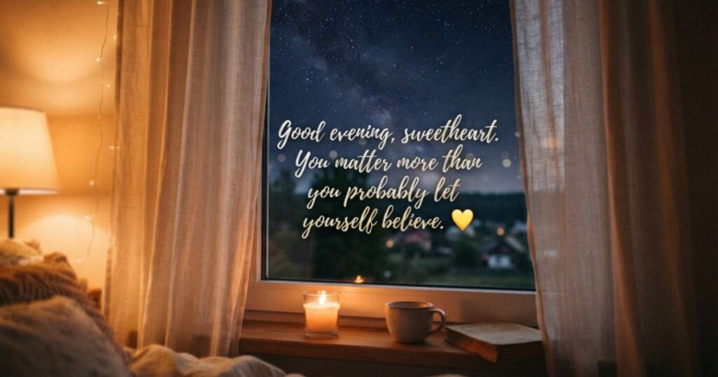 Good Evening  heart felt Messages