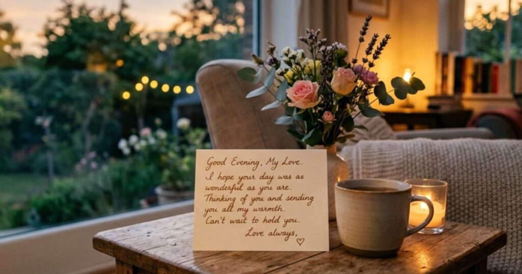 Good evening message for her