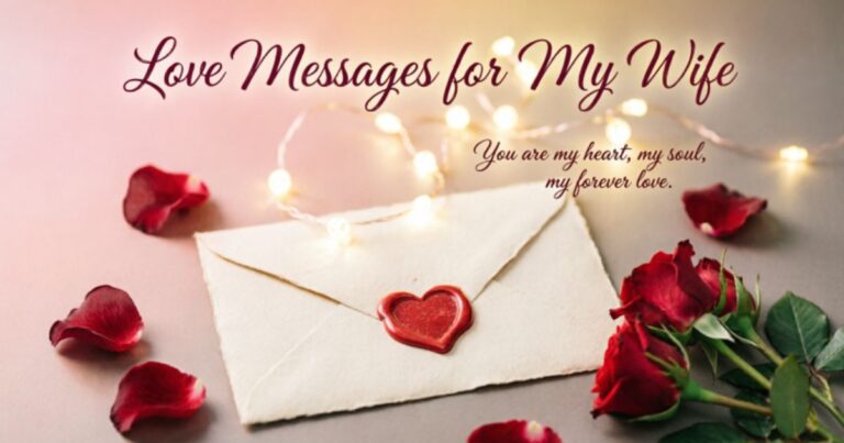 Love Messages for My Wife