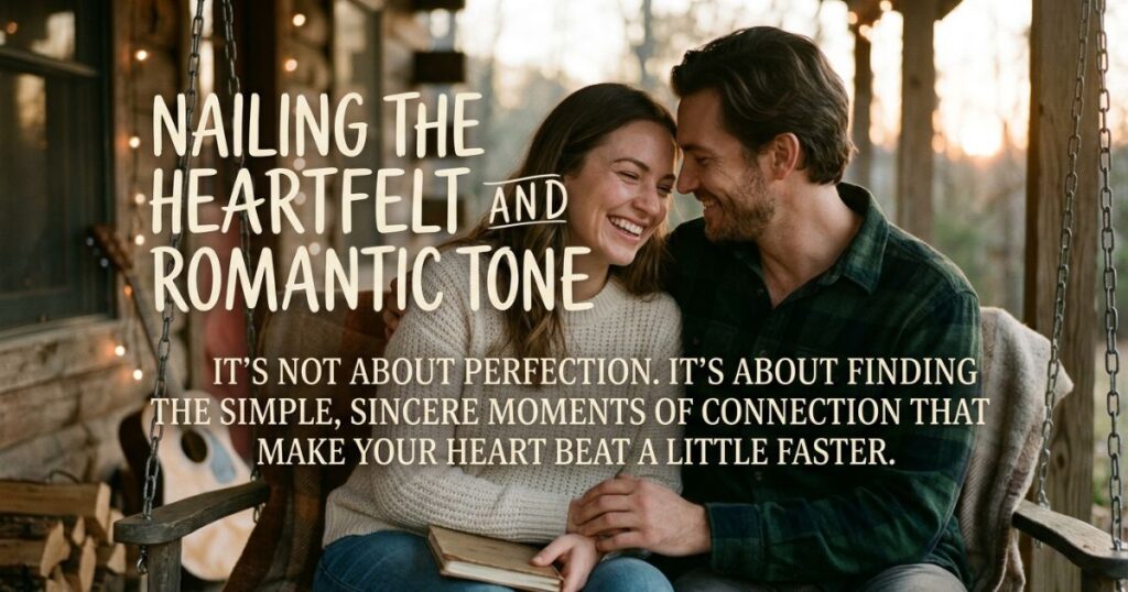 Nailing the Heartfelt and Romantic Tone