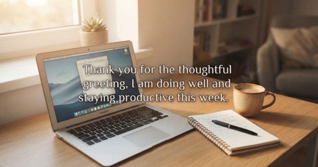 Professional Replies to Hope You Are Doing Well