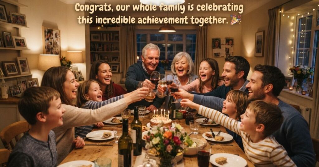Proud Family Achievement Messages