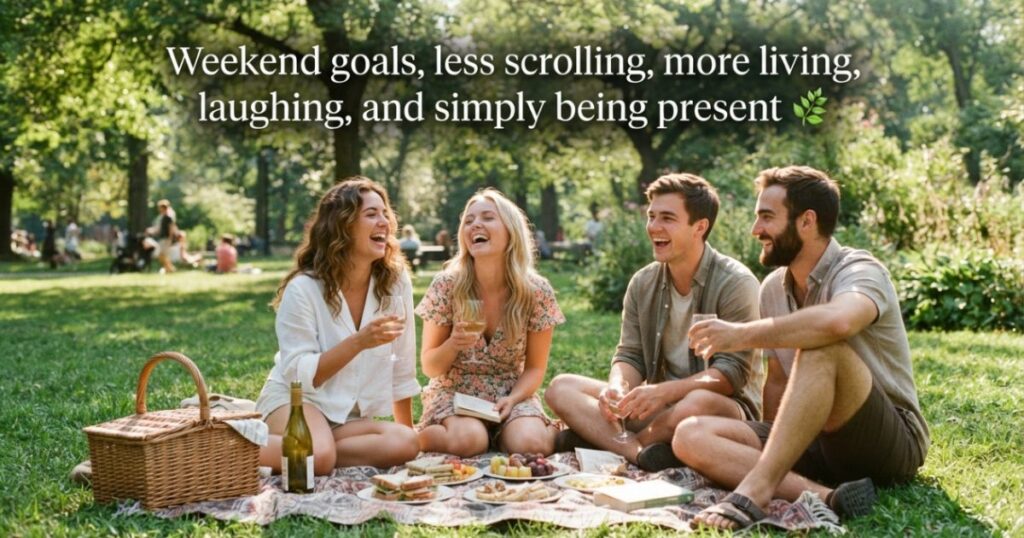 Weekend greetings for Social Media
