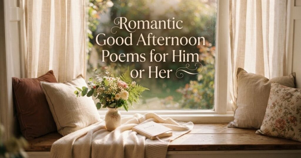 good afternoon poems for her