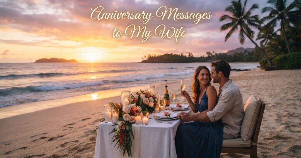 Anniversary Messages to My Wife