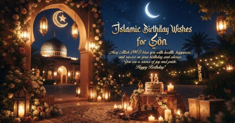 Islamic Birthday Wishes for Son