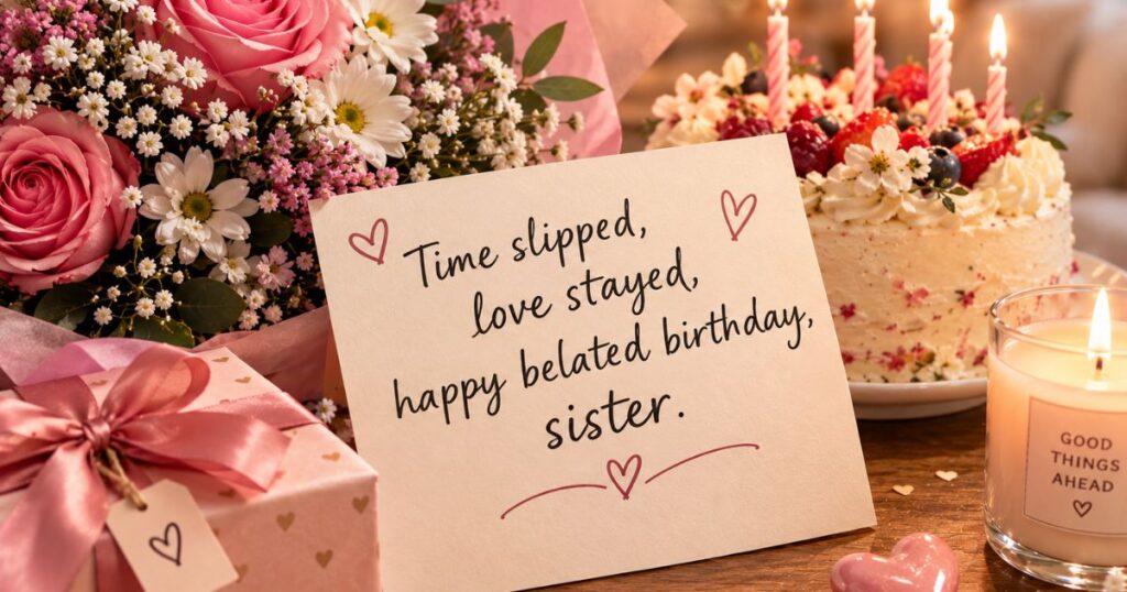 Short & Sweet Belated Wishes
