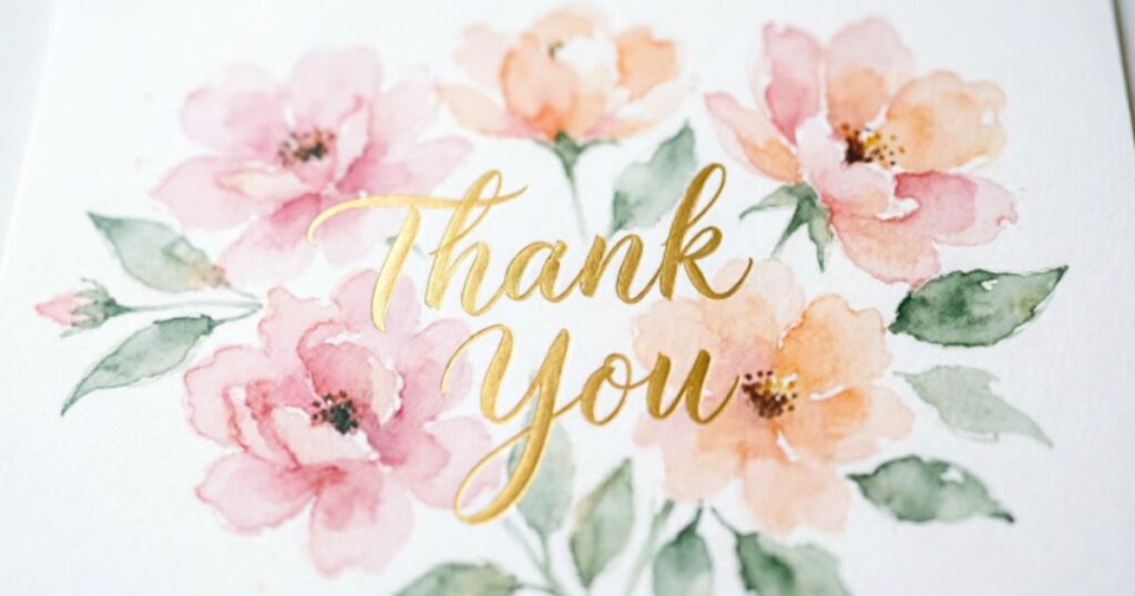 Thank you messages for loved once