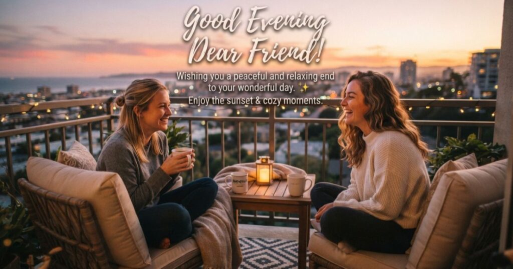 good evening messages for a friend