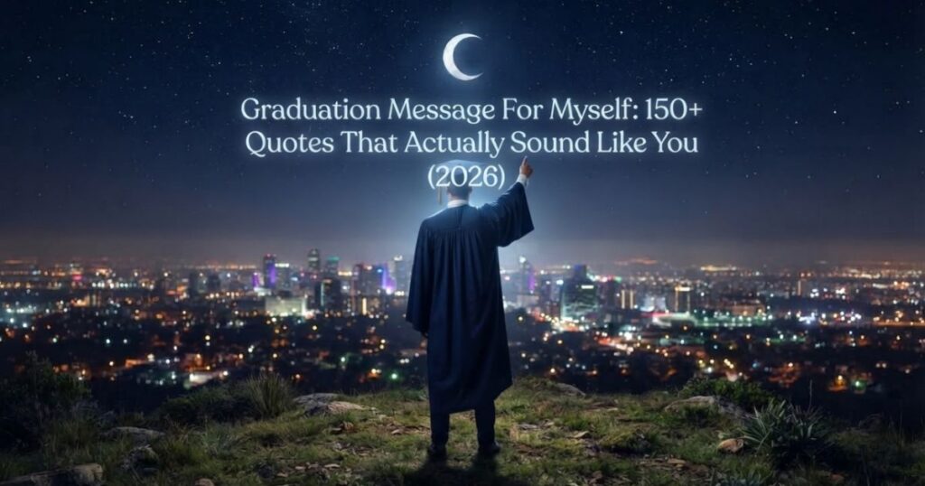 graduation quotes for myself