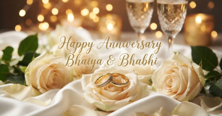 happy anniversary wishes for bhaiya and bhabhi