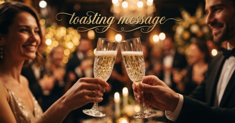 toasting message