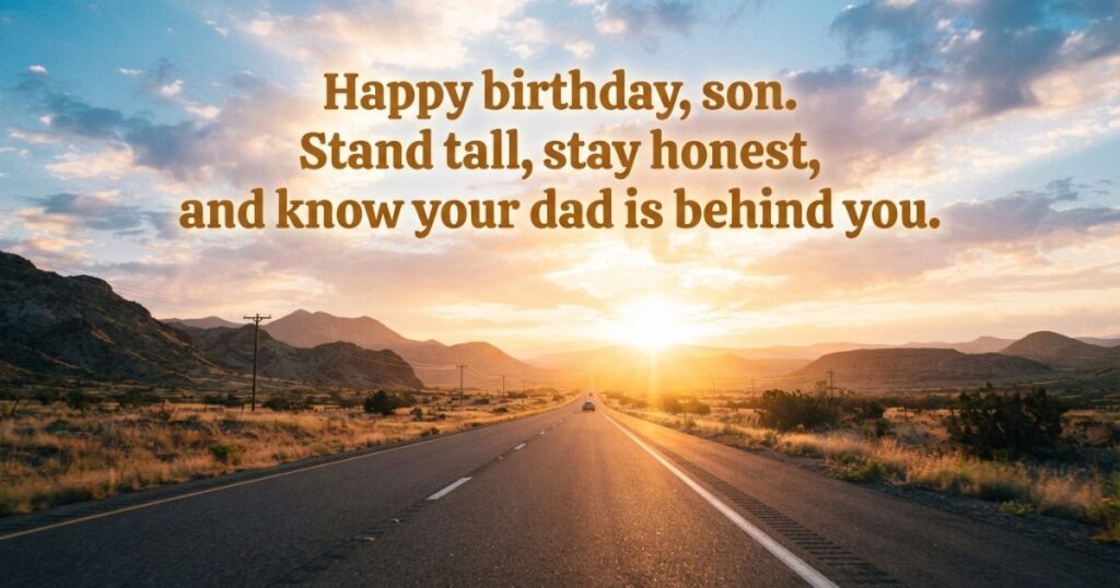 A Father’s Words of Pride and Strength