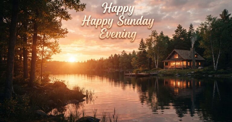 Happy Sunday evening images
