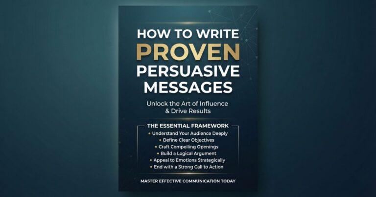 How to Write Proven Persuasive Messages