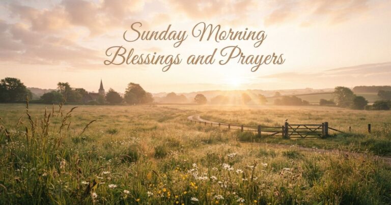 Sunday Morning Blessings and Prayers