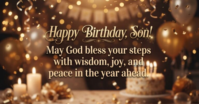 blessing birthday wishes for son