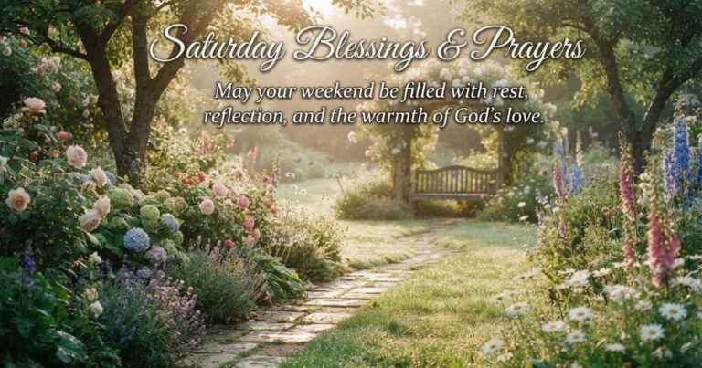 Saturday blessings and prayers