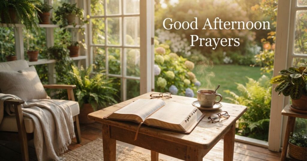 Spiritual Inspiration Good Afternoon Prayers
